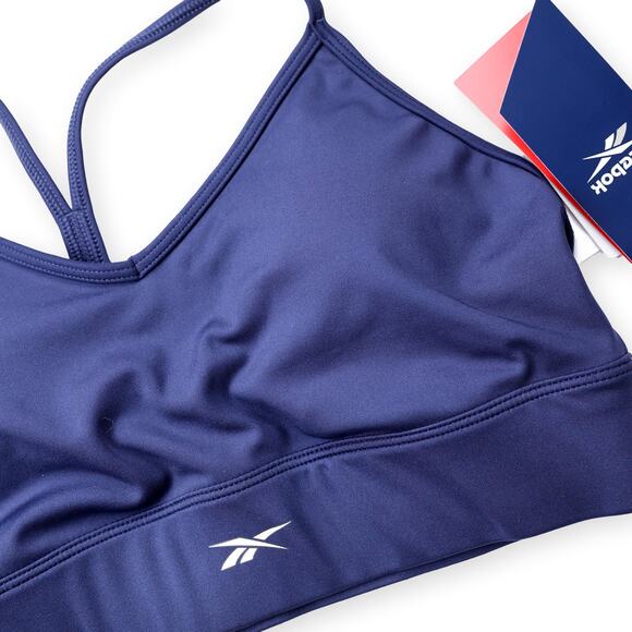 Reebok ID Train Tri-Back Sports Bra - Medium Support L NWT - Picture 2 of 5